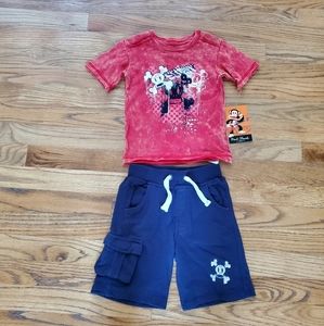 Paul Frank 2-Piece Boys T-shirt and Shorts